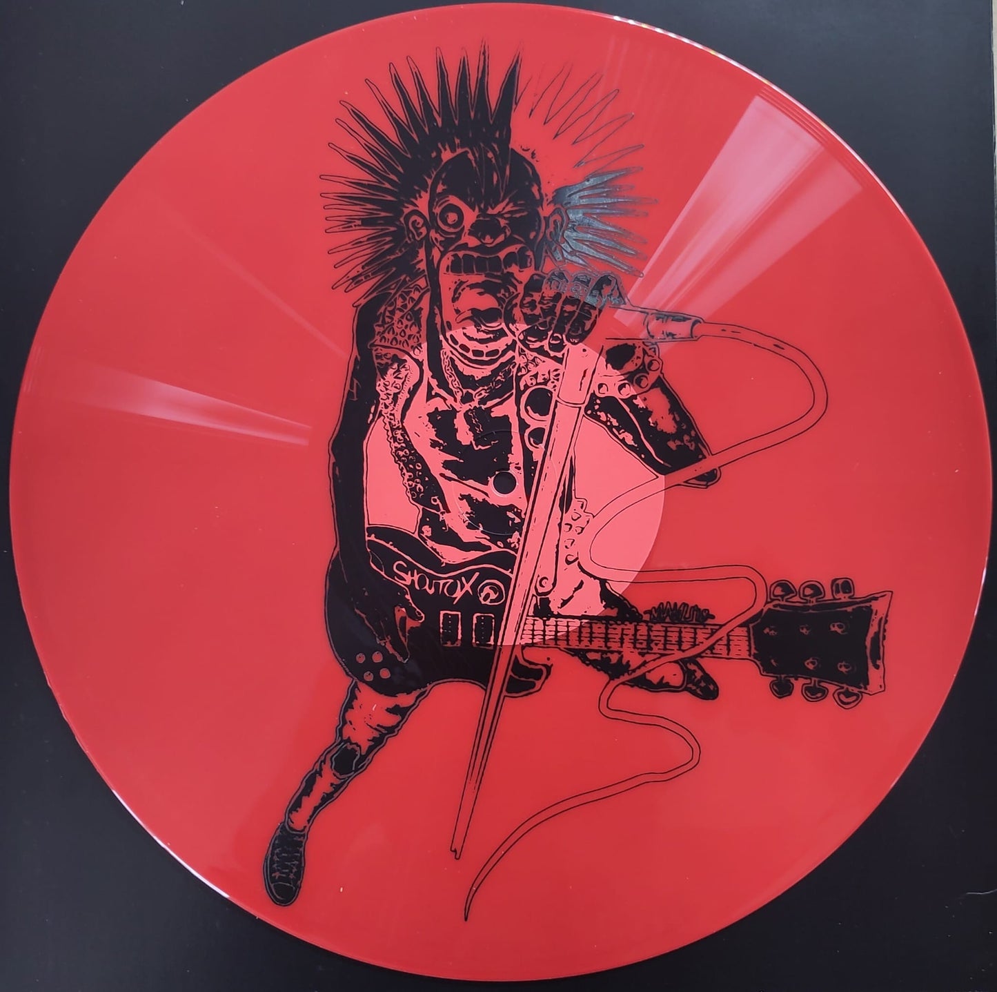 Bad Nasty - Studio Sessions 2018 - LP lim. 100 red screenprinted B-Side (2nd press)