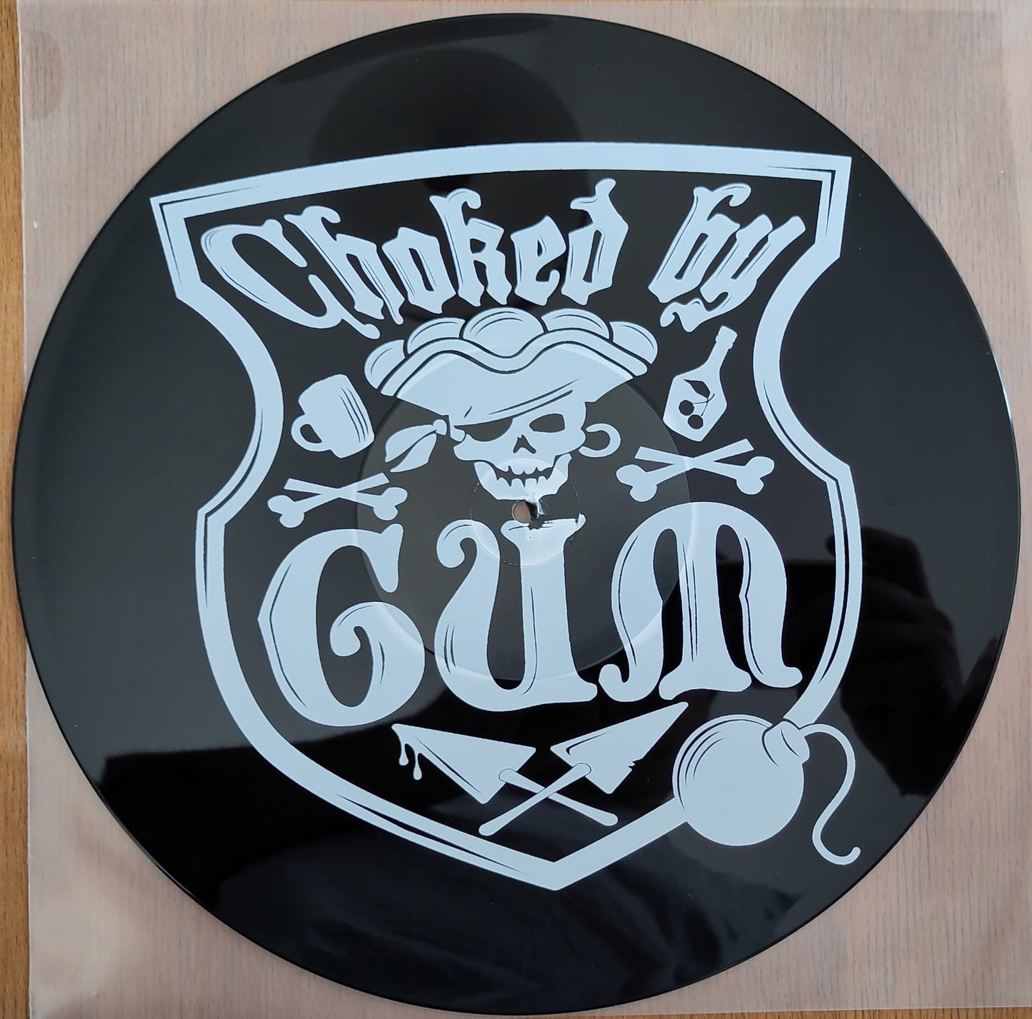 Choked by Gum - Gegen Alle - LP -screenprinted B-Side