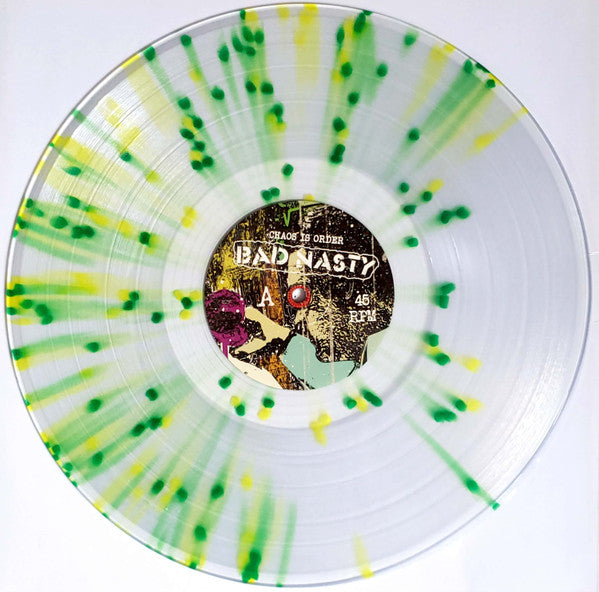 Bad Nasty - Chaos is Order - Clear splattered Yellow & Green - LP