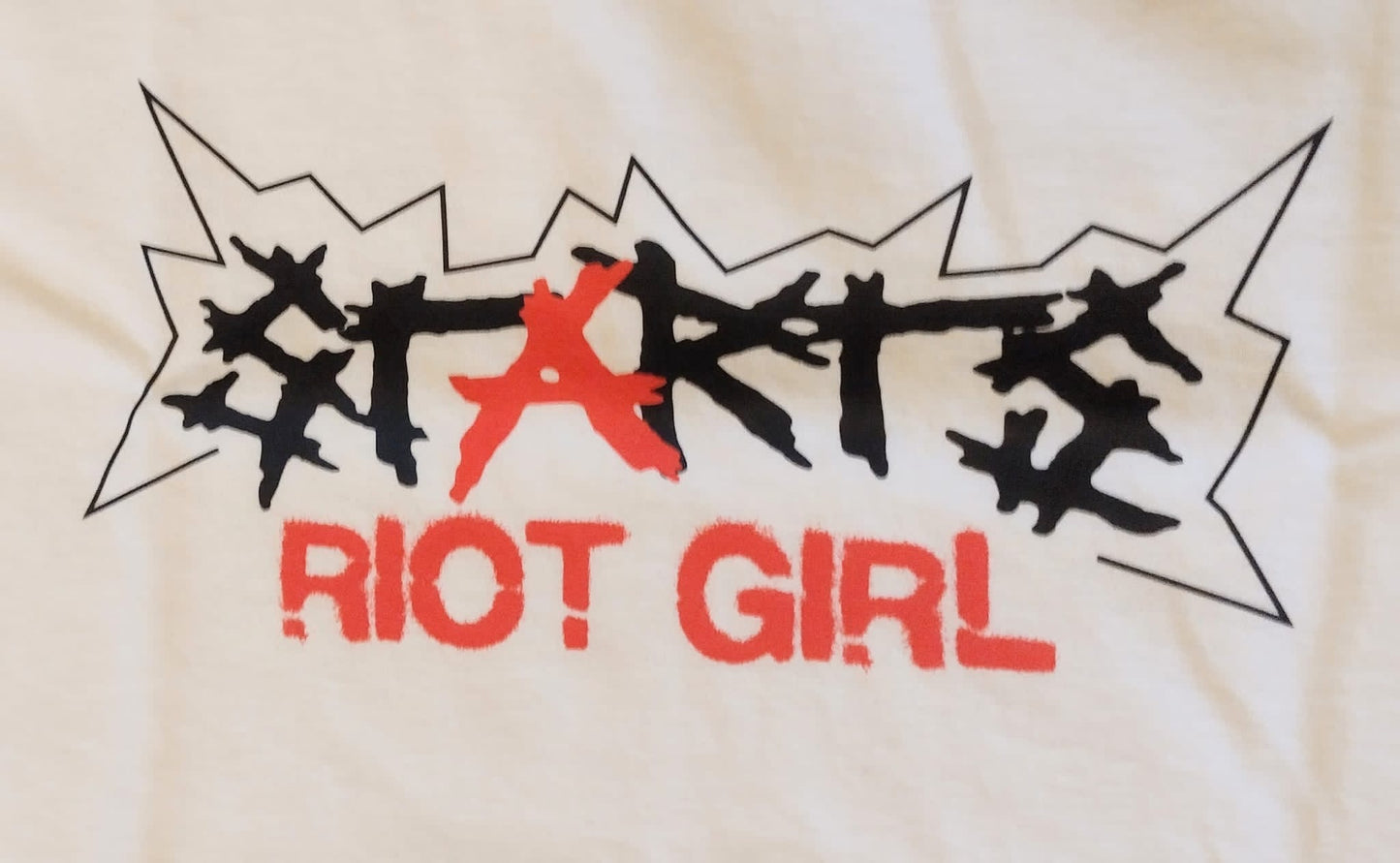 Starts - Riot Girl- Girlie-Shirt