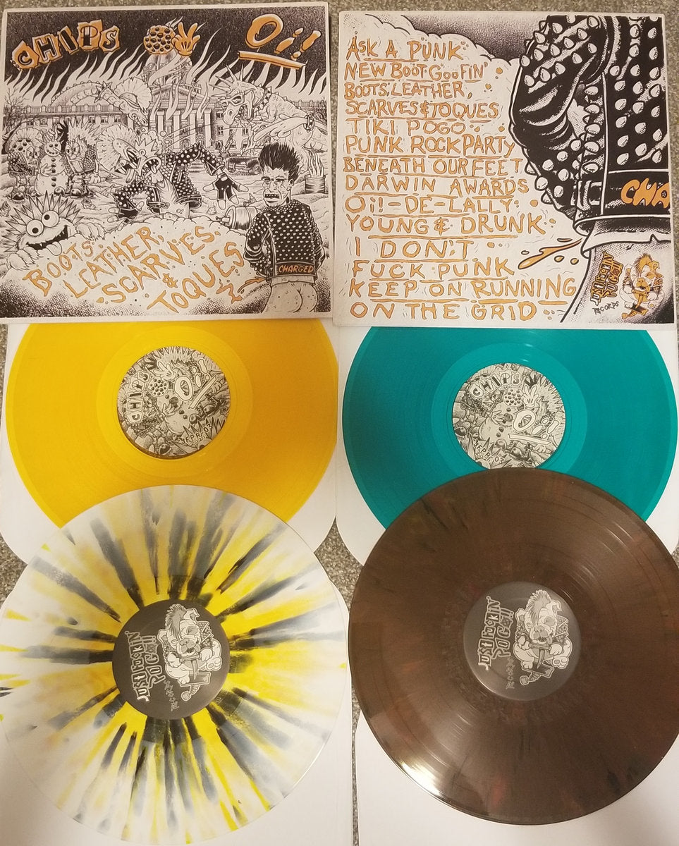 Chips Ov Oi – Boots, Leather, Scarves & Toques - LP (different colours)