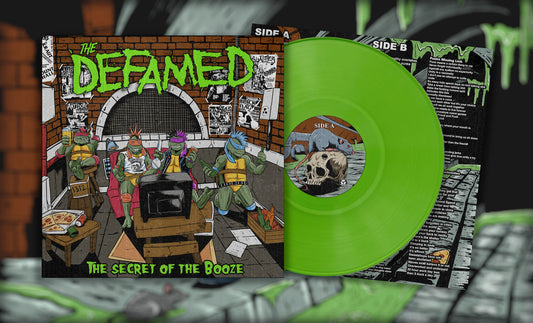 The Defamed - The Secret Of The Booze - LP - incl. Patch und Sticker!