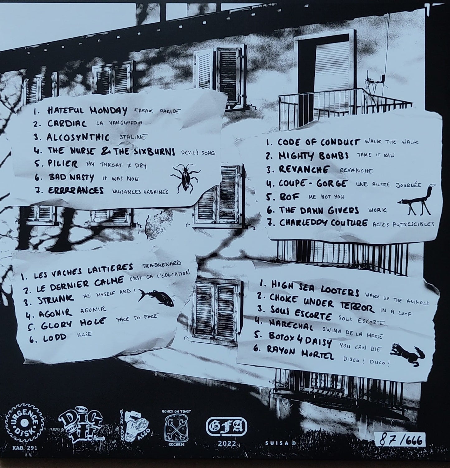 Genève Faim - Vol. 1 - Sampler - Double LP - lim. to 666 copies