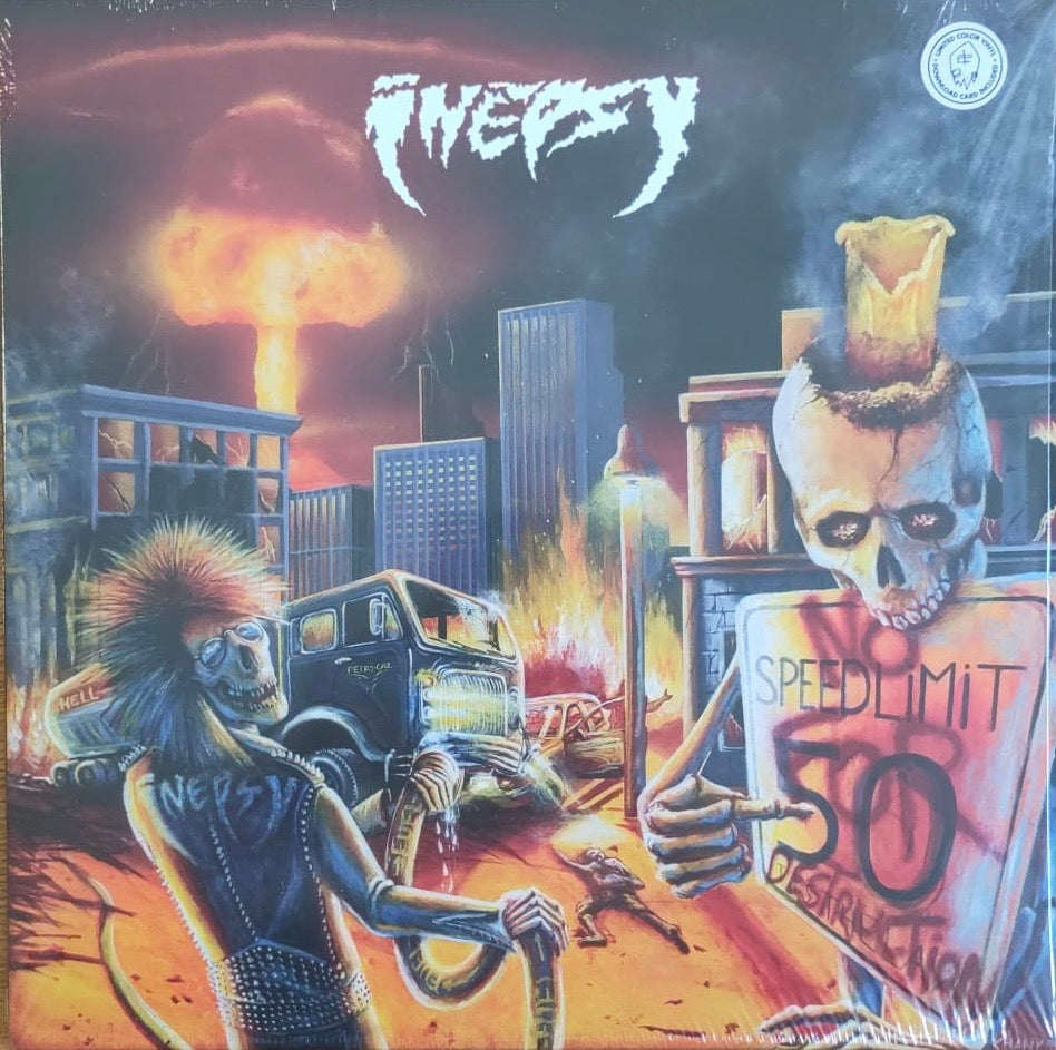 Inepsy – No Speed Limit For Destruction - blood red LP