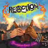 Reaction - Summertime Vibe - yellow/black splatter LP (2 Versionen)