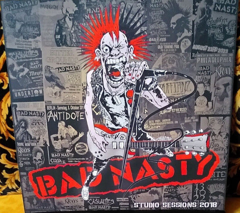 Bad Nasty -  Studio Sessions 2018 - LP lim. 100 screenprinted B-Side