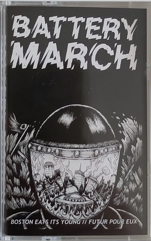 Battery March - Boston Eats Its Young / Futur Pour Eux  - lim. Tape Version