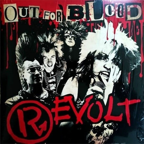 Revolt - Out for Blood - clear/red splatter 10"