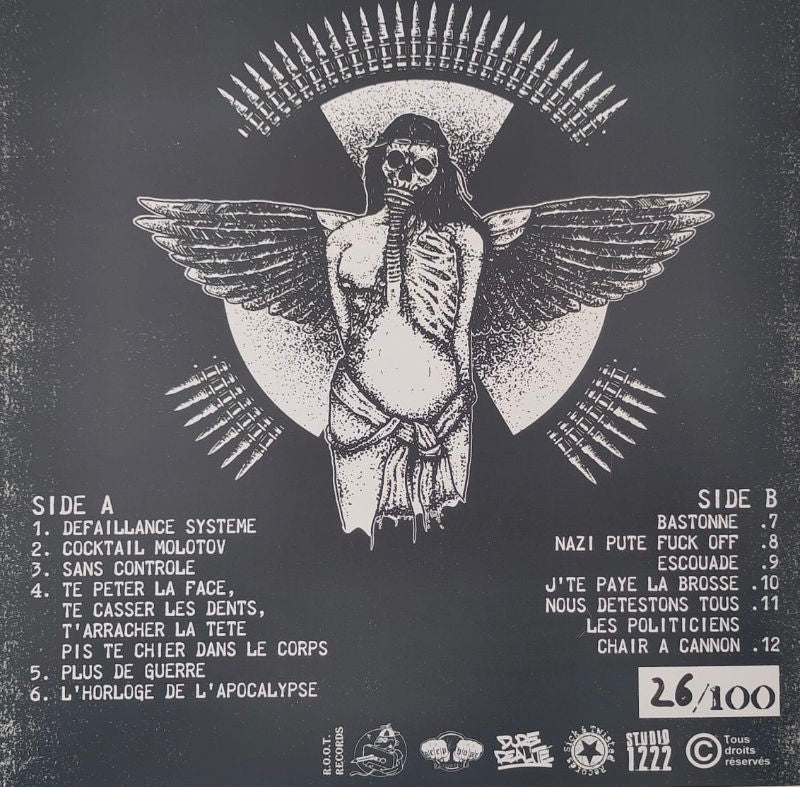 Défaillance - Sans Contrôle - lim. 100 white LP