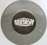 Defected Drones / Destroi! - gray multicolor - split EP