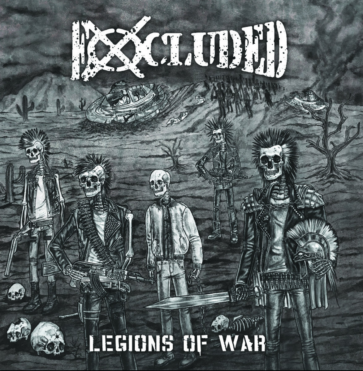 Excluded - Legions Of War - lim. grey LP