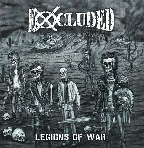 Excluded - Legions Of War - LP - red - white - blood of war
