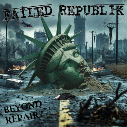 Failed Republik - Beyond Repair? - LP - lim. 100 red transparent + Bundle mit T-Shirt