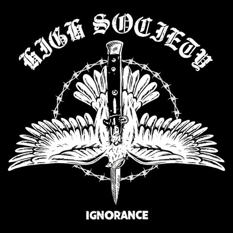 High Society - Ignorance 12"LP lim. 16 Testpress with Screen Printed cover