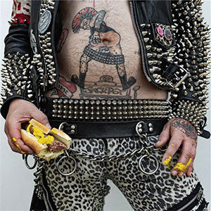 Moose Knuckle – Too Punk For Love -  green/black LP
