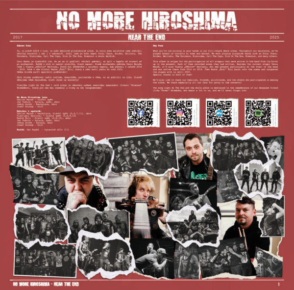 No More Hiroshima – Near the end - red LP