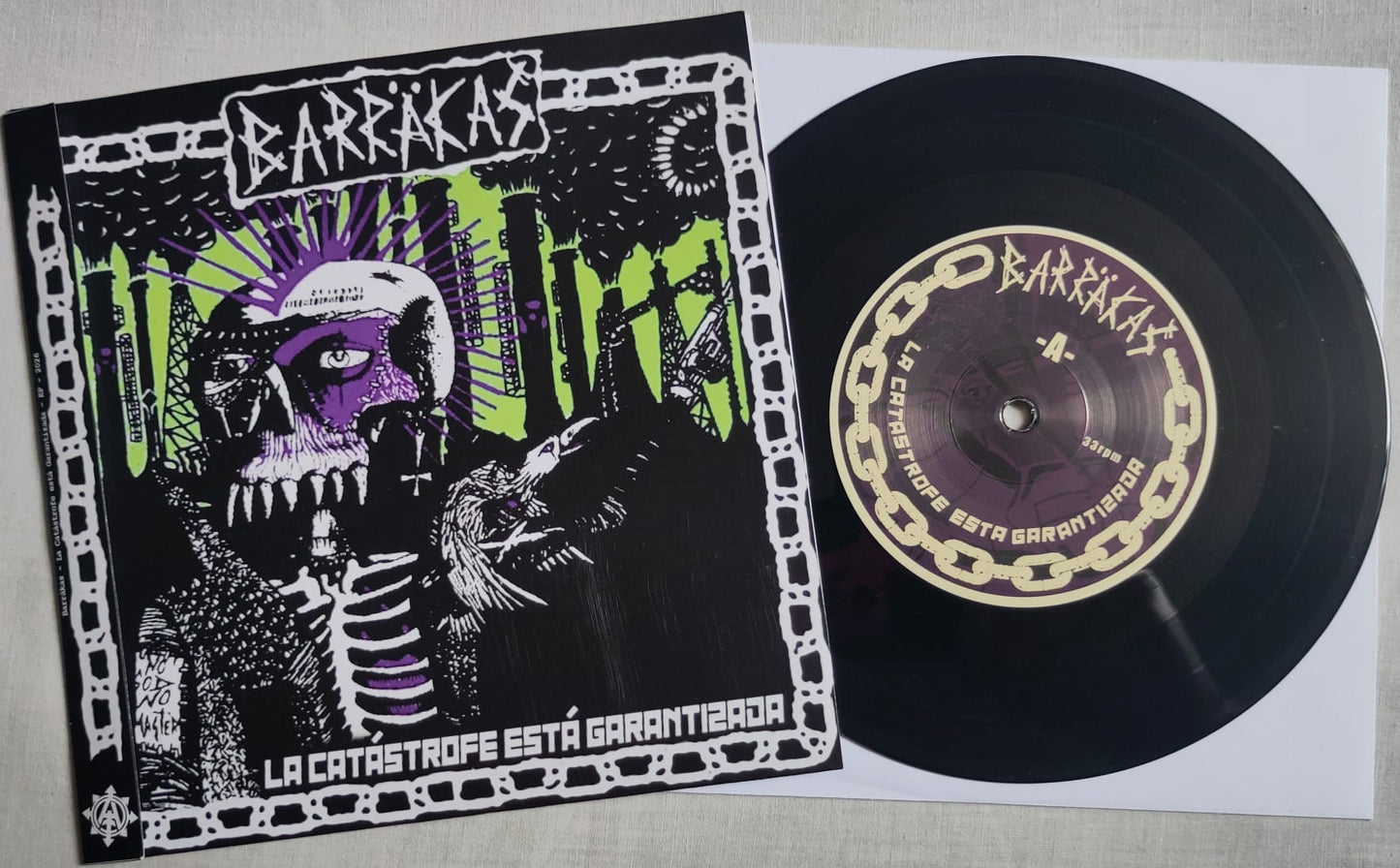 Barräkas – La Catástrofe está Garantizada – 7″ Vinyl EP