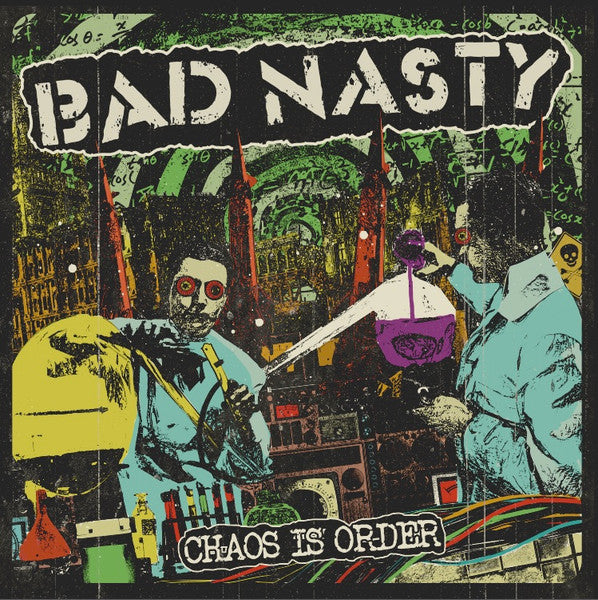 Bad Nasty - Chaos is Order -  Clear splattered Yellow & Green - LP