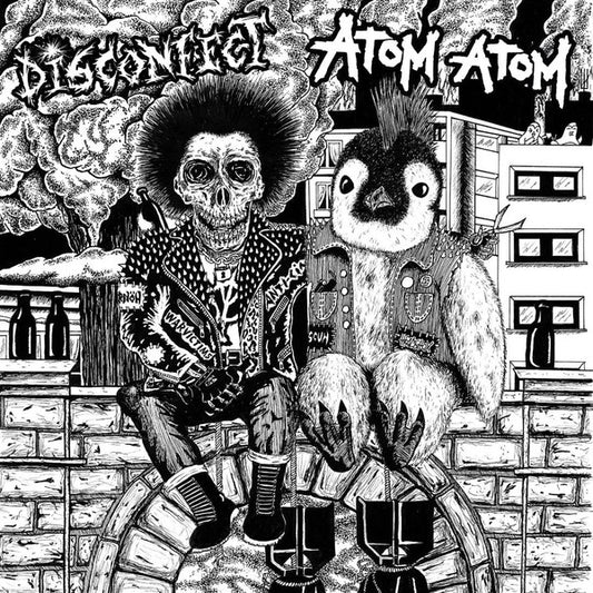 ATOM ATOM / DISCONFECT - Split 7" EP (different colors)