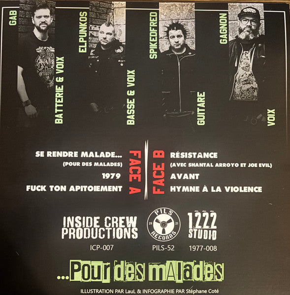 Défaillance - se rendre malade - lim. 200 green LP