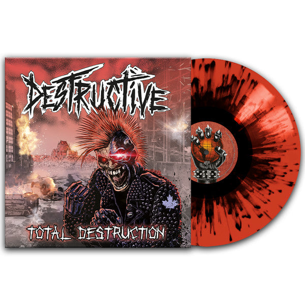 Destructive – Total Destruction - Fire Red Splatter LP