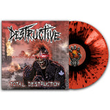Destructive – Total Destruction - Fire Red Splatter LP