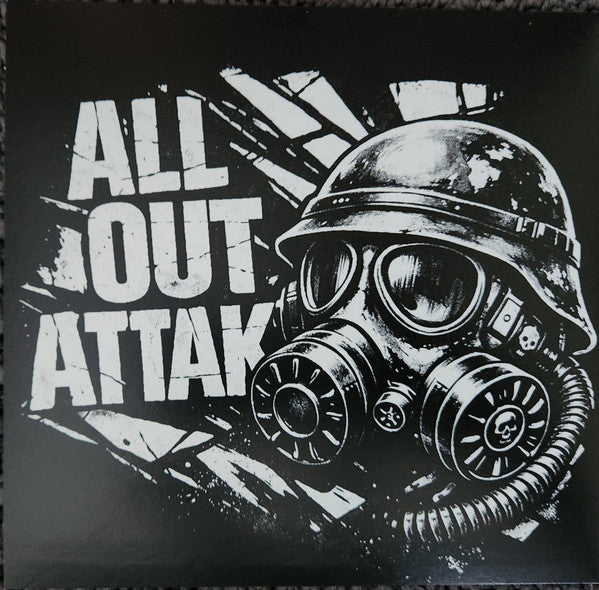 Trigger Damage/All Out Attak - Split EP - Limited Edition, Purple w/Green Spots
