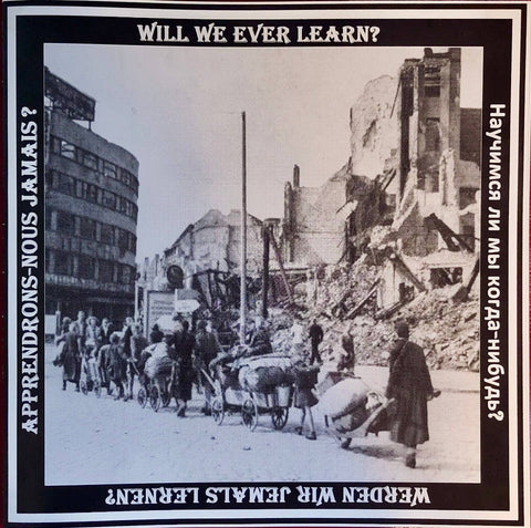 VA - Will We Ever Learn - Sampler - 5 Bands - lim. 100 copies - white LP