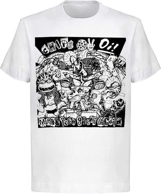 Chips ov Oi! - Make Pogo Great Again - weiß - T-Shirt