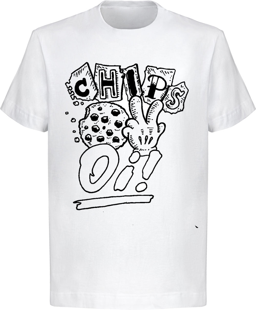 Chips ov Oi! - Chips ov Oi!  - white - T-Shirt