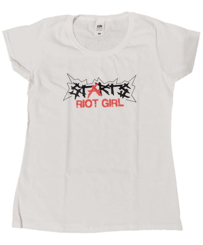 Starts - Riot Girl- Girlie-Shirt