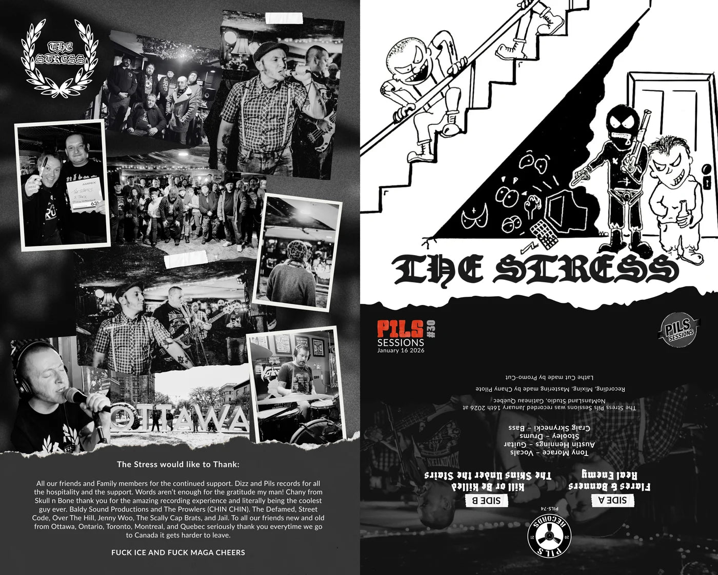 The Stress – Pils Sessions #30 - lim. 55 Lathe Cut 10" clear vinyl