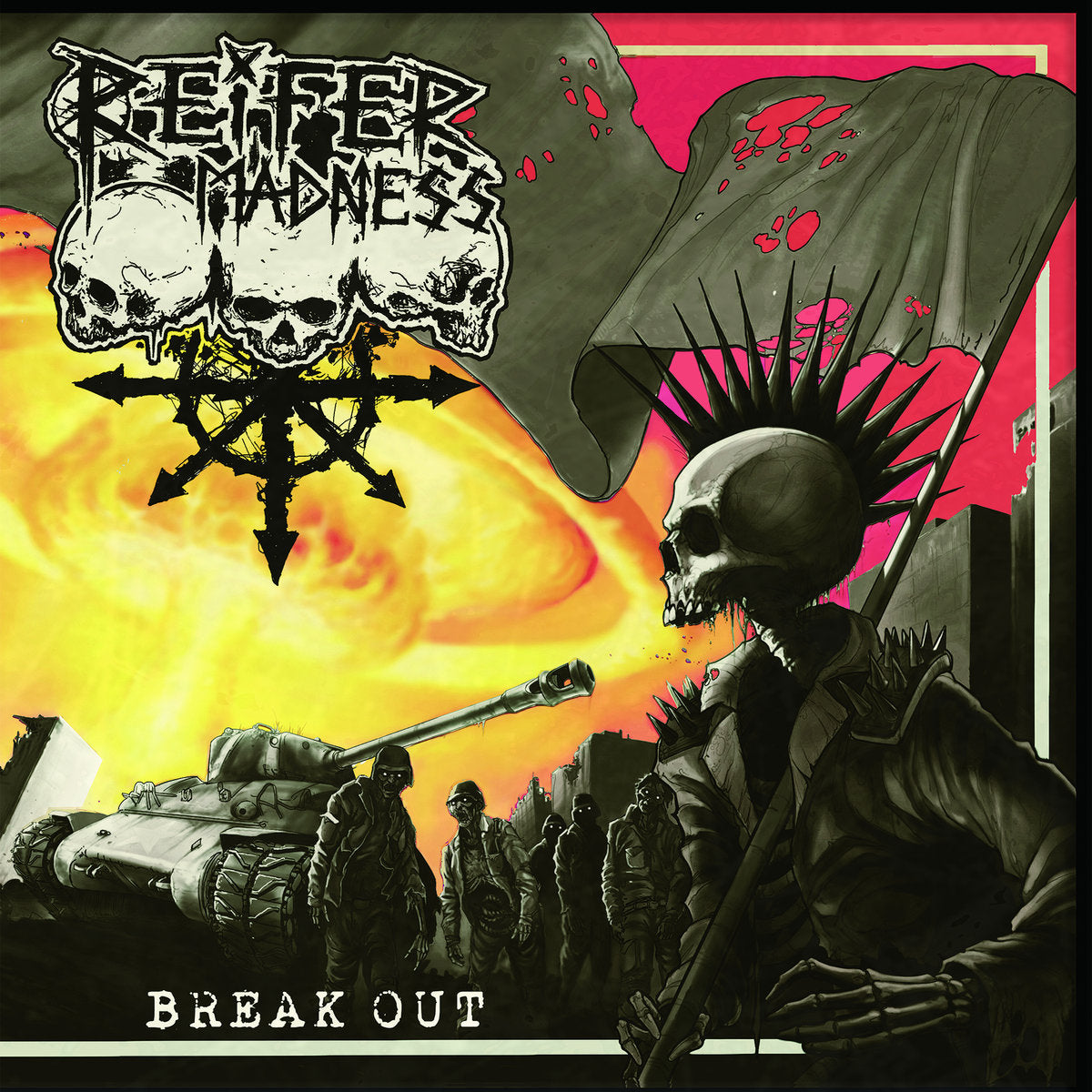 Reifer Madness - Break Out - LP (Yellow Translucent With Black Swirl)