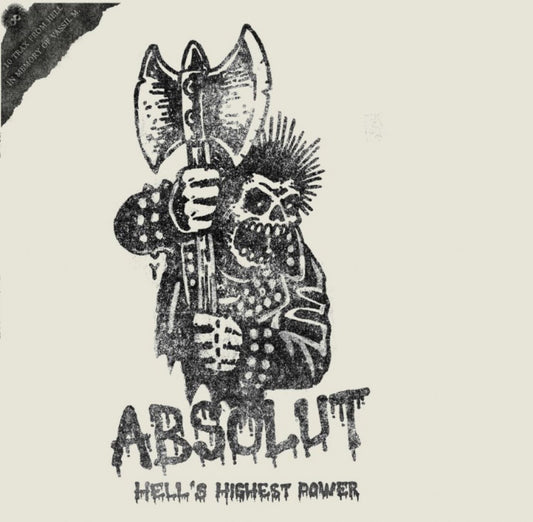Absolut - Hell's Highest Power - LP