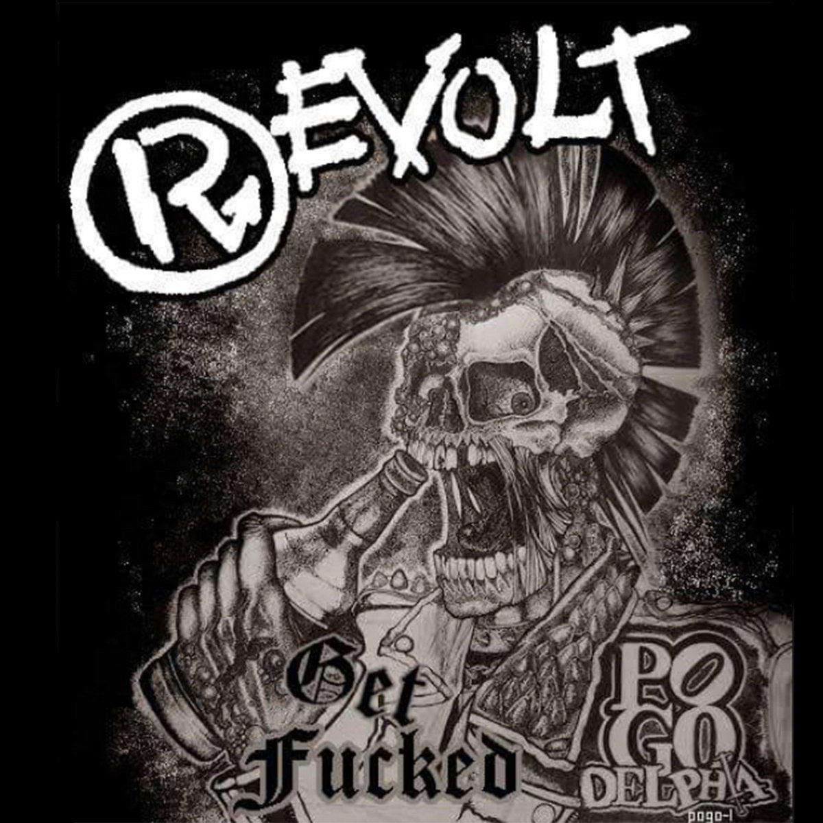 Revolt / Moose Knuckle - Go Fuck Yourself - black Split EP