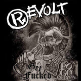 Revolt / Moose Knuckle - Go Fuck Yourself - black Split EP
