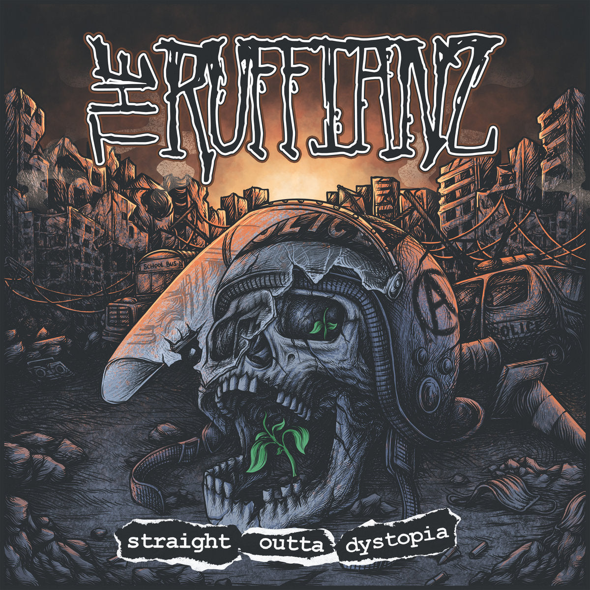 The Ruffianz – Straight Outta Dystopia - lim. tape box incl. Patch and Buttons