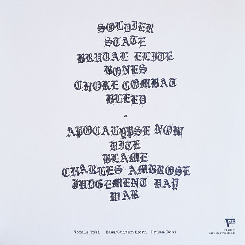 Choke Combat - s/t - black LP (2nd press)