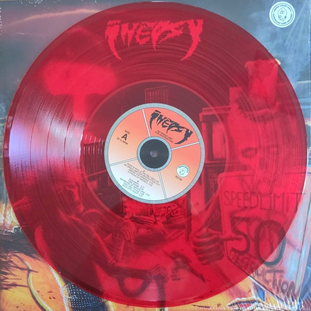 Inepsy – No Speed Limit For Destruction - blood red LP