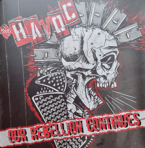 Havoc - Our Rebellion Continues - LP - grey w/ red splatter