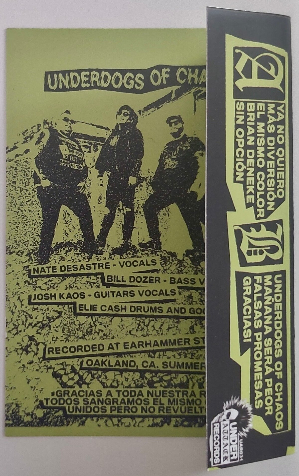 Mokosos – Underdogs Of Chaos - Tape