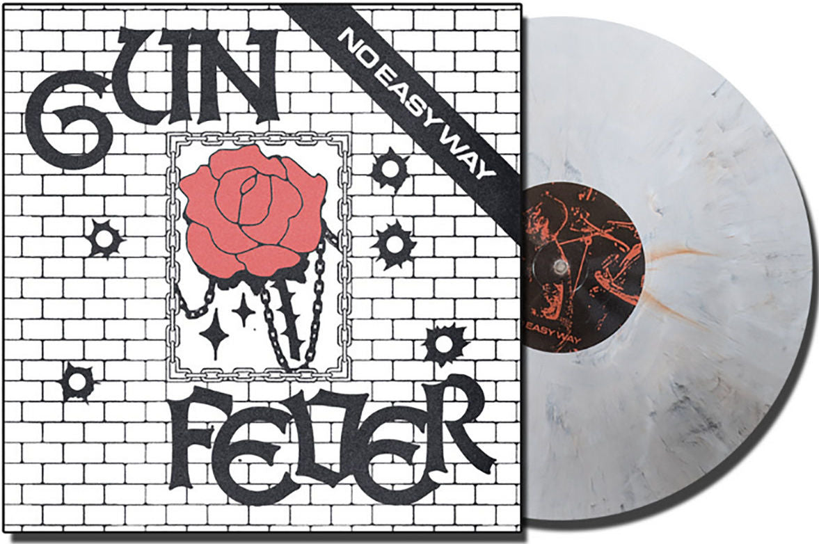Gun Fever - No Easy Way 12"LP White/Black Swirl