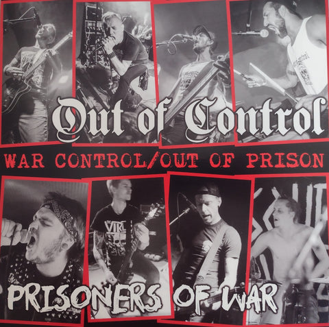 Out of Control / Prisoners of War - Split LP - Black