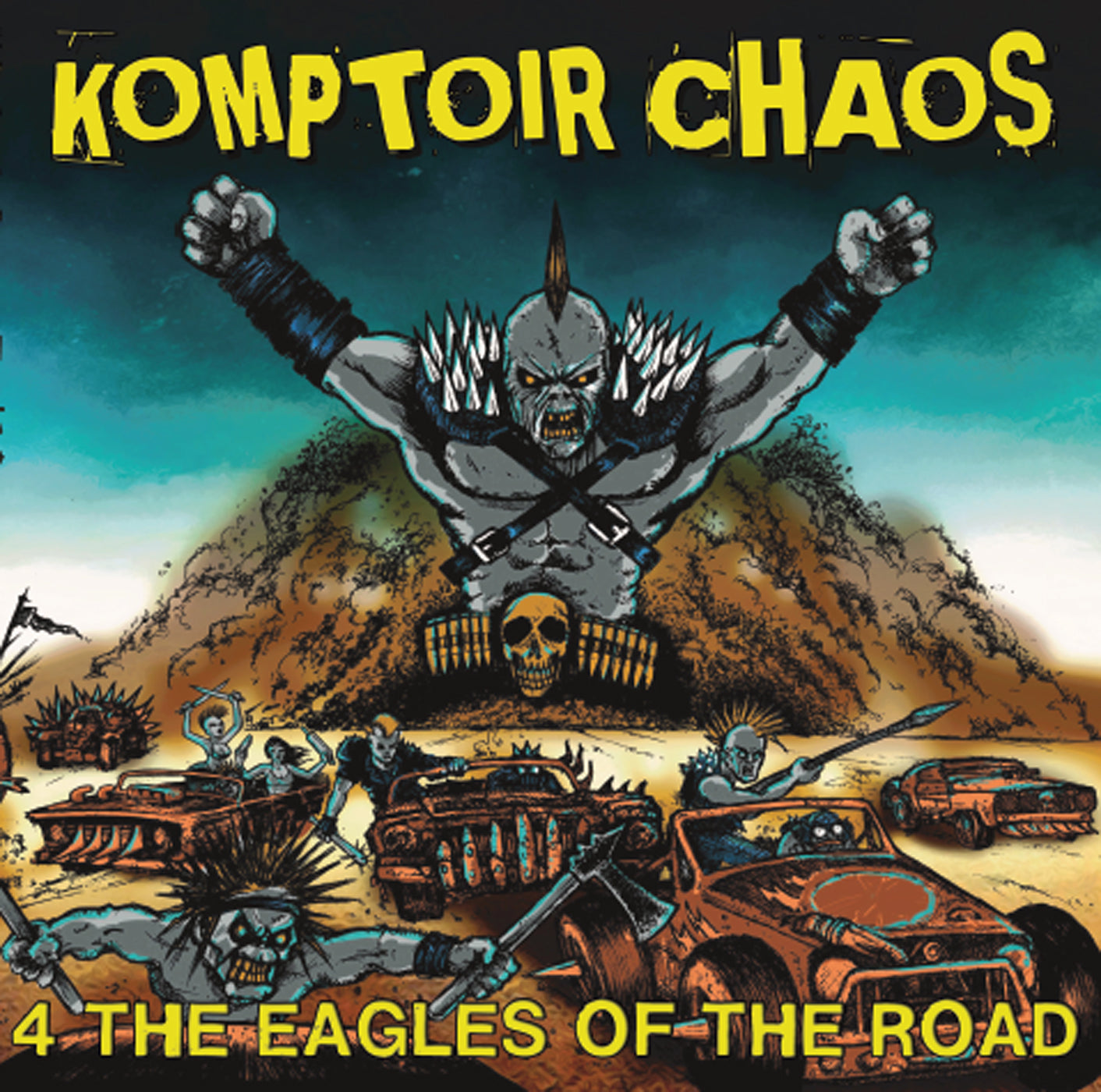 ACIDEZ - In Punk We Thrash - LPKomptoir Chaos – 4 The Eagles Of The Road - lim. green marbled LP + CD
