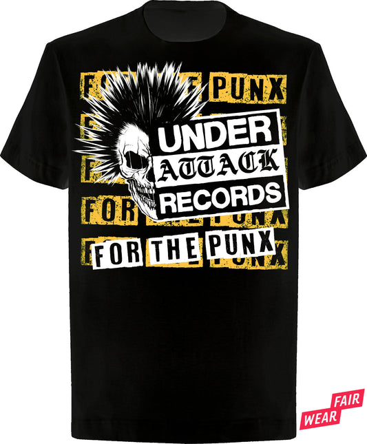 Under Attack Records - For the Punx (yellow edition) - T-Shirt