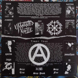 Unwanted Noise / D-Con – North American Invasion- Split-LP - black