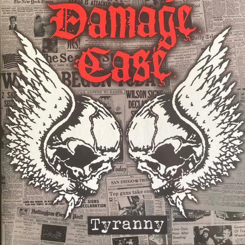 Damage Case - Tyranny - lim. 111 Red with Black Splatter LP