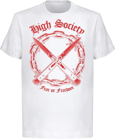 High Society - Fear or Freedom - Girlie-Shirt